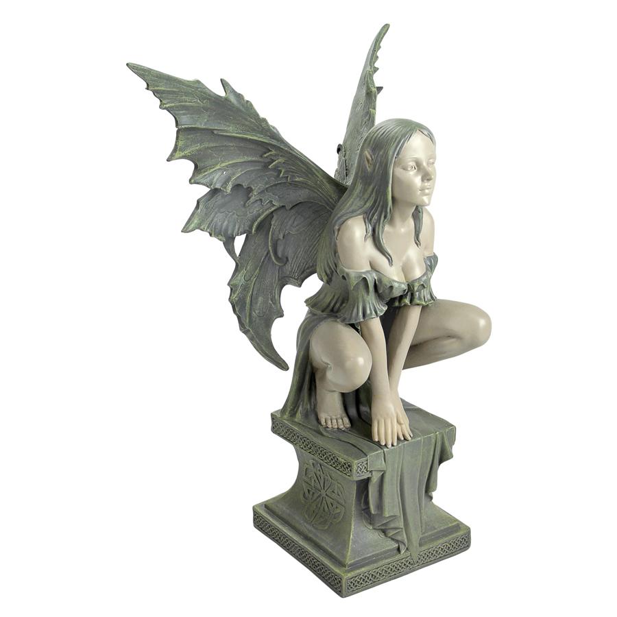 celtic fairy garden statue