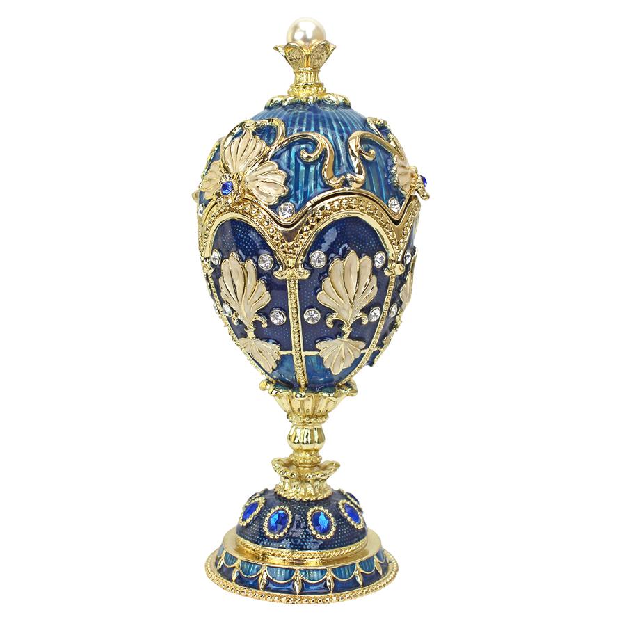 DESIGN TOSCANO NIKOLAIEVICH Romanov-Style Enameled Egg £57.85 - PicClick UK