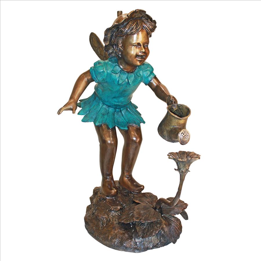 design toscano the secret garden gazing fairy statue