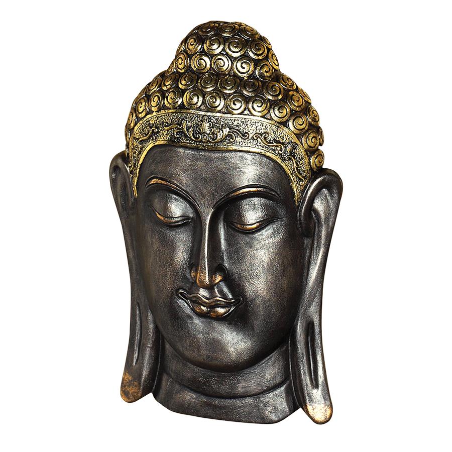 Design Toscano QS928511 Sukhothai and Bodh Gaya Buddhas Asian Wall Sculptures Bronze Set of 2 