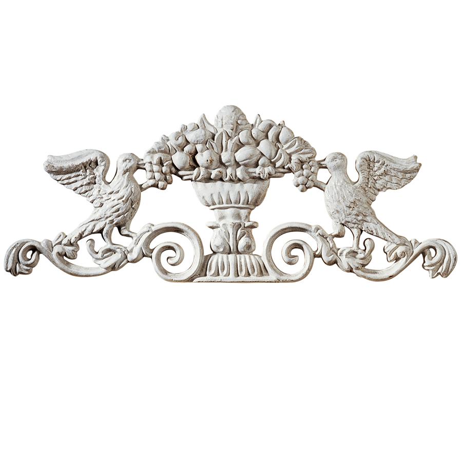 Design Toscano Urn Ornamental Iron Architectural Pediment | eBay