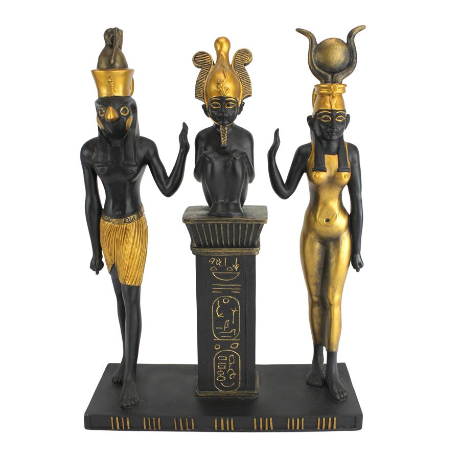 Design Toscano Osiris Isis And Horus Egyptian Gods Statue 10290 Picclick